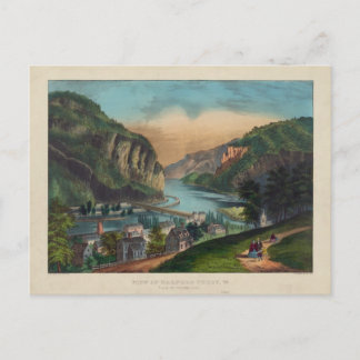 Cartão Postal Harpers Ferry Jefferson County West Virginia 1859