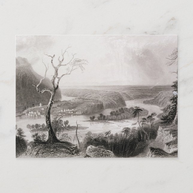 Cartão Postal Harper's Ferry, Virgínia Ocidental (Frente)