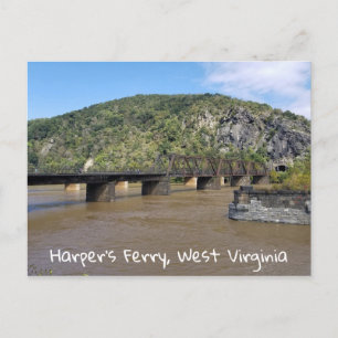 Cartão Postal Harper's Ferry, West Virginia Postcard
