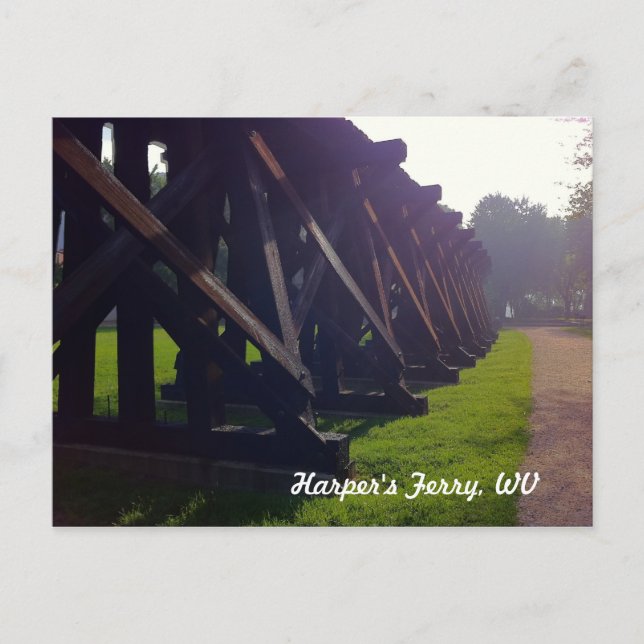 Cartão Postal Harper's Ferry, WV (Frente)