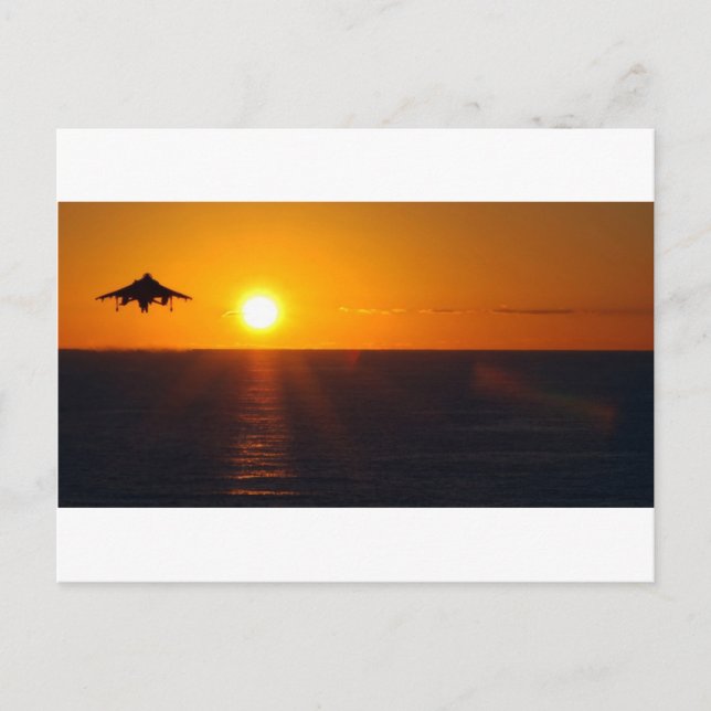 CARTÃO POSTAL "HARRIER SUNRISE" (Frente)