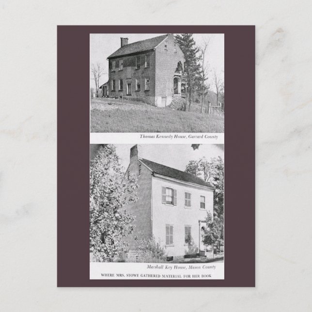 Cartão Postal Harriet Beecher Stowe (Frente)