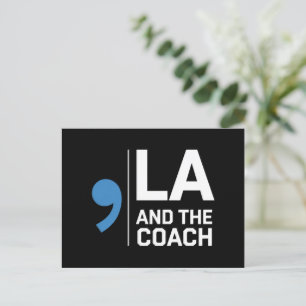 Cartão Postal Harris Walz 2024 Comma La e The Coach 2024