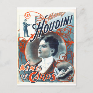 Cartão Postal Harry Houdini