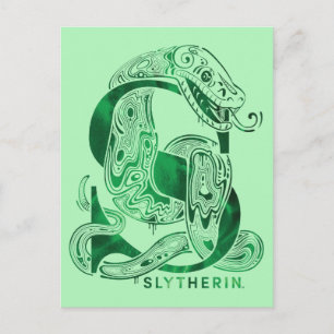 Cartão Postal Harry Potter   Aguamenti SLYTHERIN™ Gráfico
