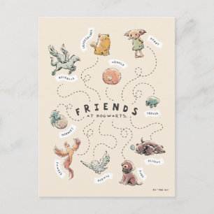 Cartão Postal HARRY POTTER™ Amigos de Hogwarts
