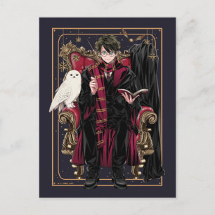 Cartão Postal HARRY POTTER™ Anime HARRY POTTER™ Sentado
