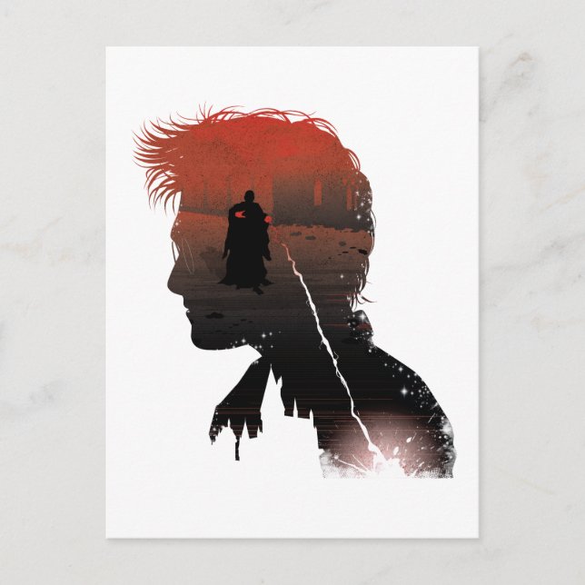 Cartão Postal Harry Potter | Assistente Harry & Voldemort Duel (Frente)