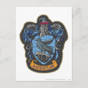 Cartão Postal Harry Potter Crest Clássico De Ravenclaw