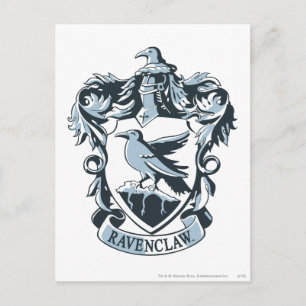 Cartão Postal Harry Potter Crest Ravenclaw Moderno