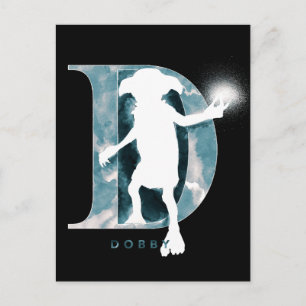 Cartão Postal Harry Potter Dobby Character Watercolor