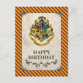 Cartão Postal Harry Potter| Feliz aniversário de Hogwarts