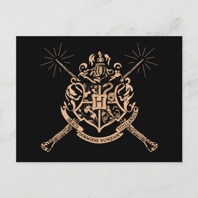 Cartão Postal Harry Potter | Hogwarts Crest (Frente)