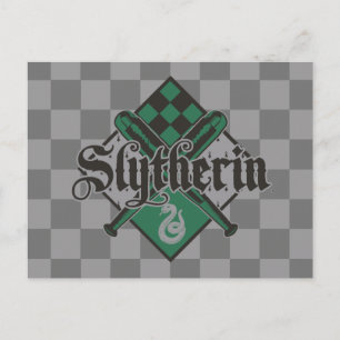 Cartão Postal Harry Potter Slytherin QUIDDITCH™ Crest