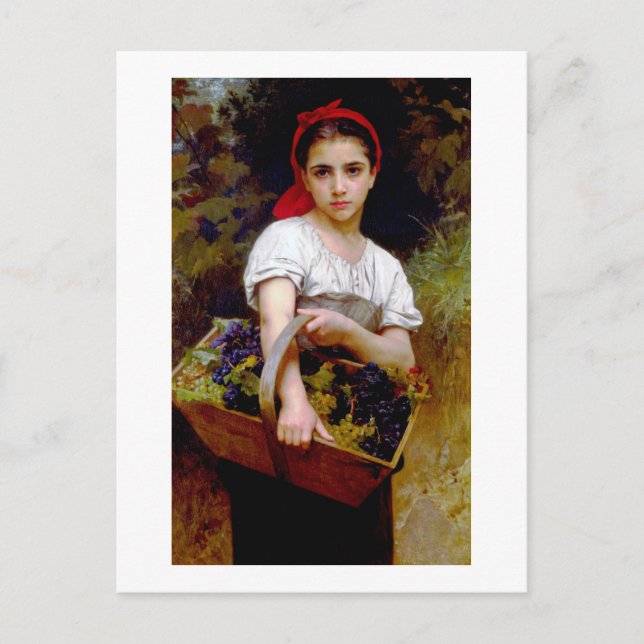 Cartão Postal Harvester, Bouguereau (Frente)