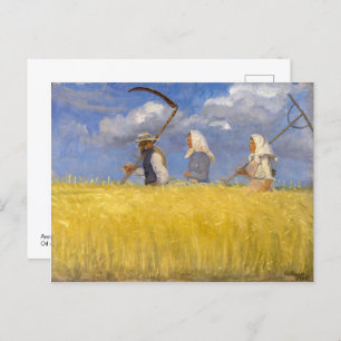 Cartão Postal Harvesters Anna Ancher
