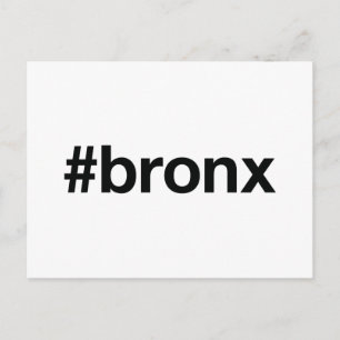 Cartão Postal Hashtag BRONX