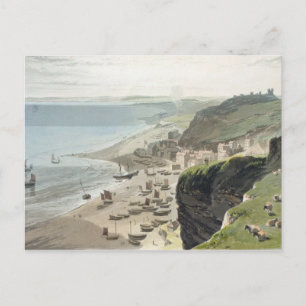 Cartão Postal Hastings, do East Cliff, de A Voyage Arou