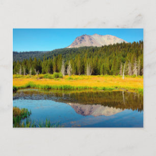 Cartão Postal Hat Lake no Parque Nacional Lassen Volcanic