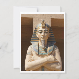 Cartão Postal Hatshepsut Sphinx Female, Estátua Faraó