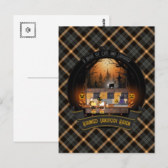 Cartão Postal Haunted Yakitori Haven (Frente/Verso)