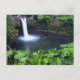 Cartão Postal Havaí, Ilha Grande, Hilo, Rainbow Falls, Lush (Frente)