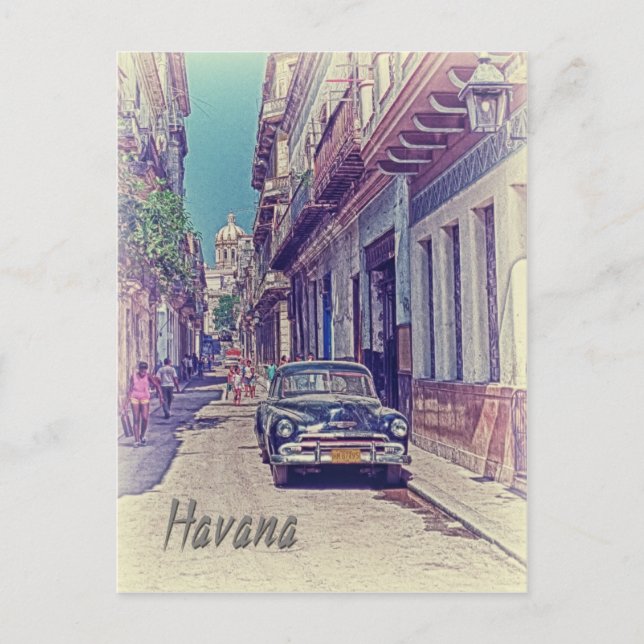 Cartão Postal Havana, Cuba (Frente)