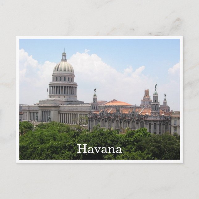 Cartão Postal havana el capitolio (Frente)