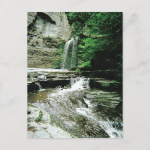 Cartão Postal Havana Glen cai em Montour Falls, NY Cartão-posta