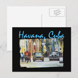 Cartão Postal Havana Habana Viejo Cuba