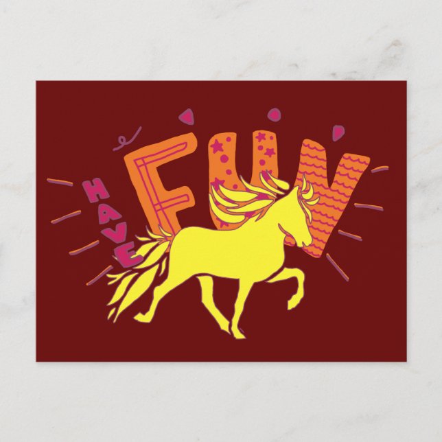 Cartão Postal Have FUN (Frente)
