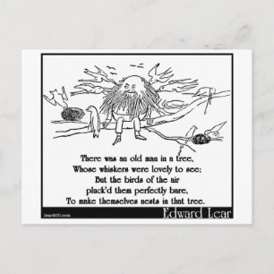 Cartão Postal Havia um velho numa árvore