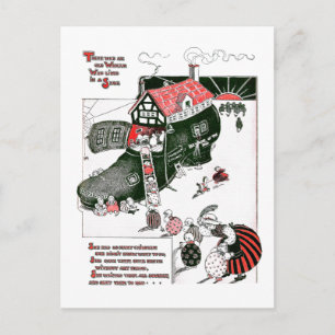 Cartão Postal Havia uma velha senhora Rhyme