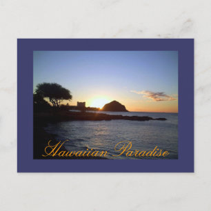 cartão postal hawaiano