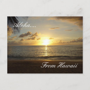 Cartão Postal Hawaii Beach 3, Aloha...., Do Havaí
