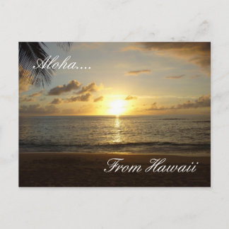 Cartão Postal Hawaii Beach 3, Aloha...., Do Havaí