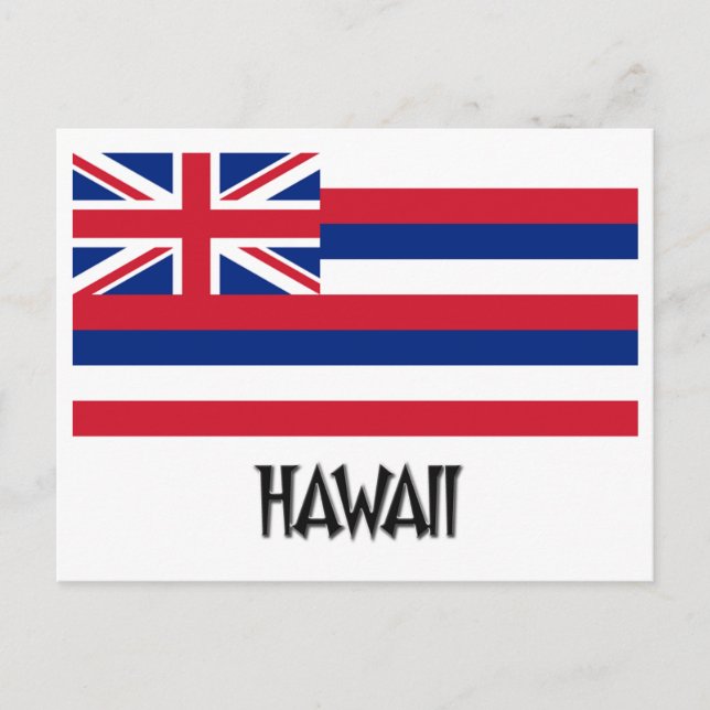 Cartão Postal Hawaii Flag (Frente)