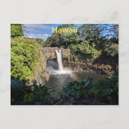 Cartão Postal Hawaii Rainbow Waterfall