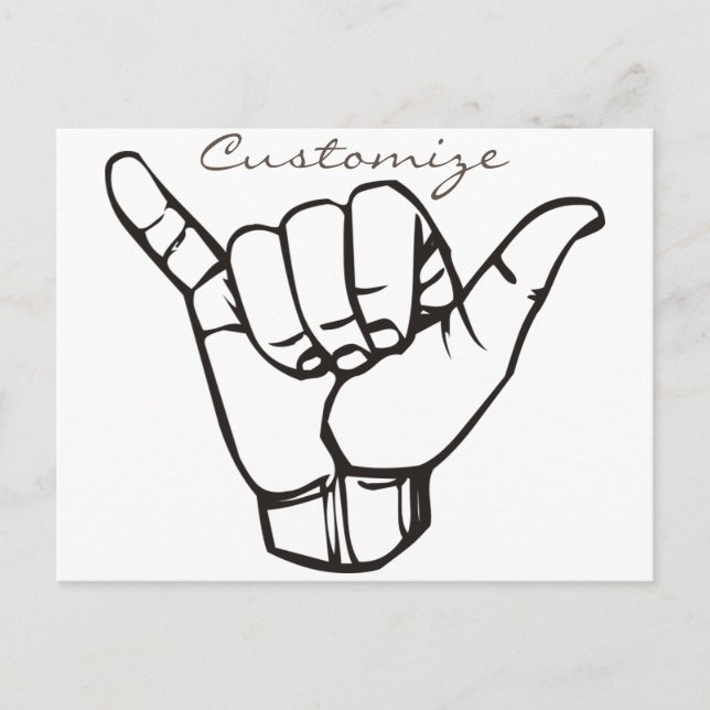 Cartão Postal Hawaika Brah Wave Thunder_Cove (Frente)