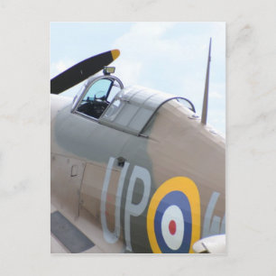 Cartão Postal Hawker Hurricane Cockpit