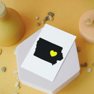 Cartão Postal Hawkeye State - Love