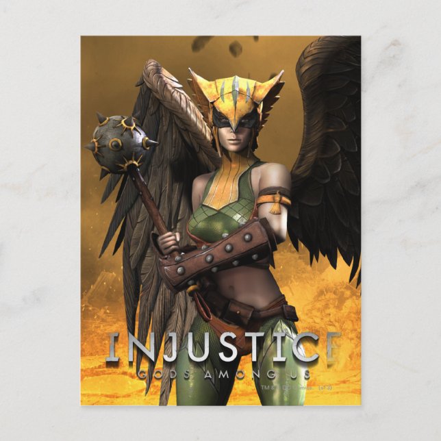 Cartão Postal Hawkgirl (Frente)