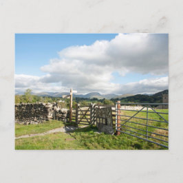 Cartão Postal Hawkshead Cumbria England Card Poster Plaque