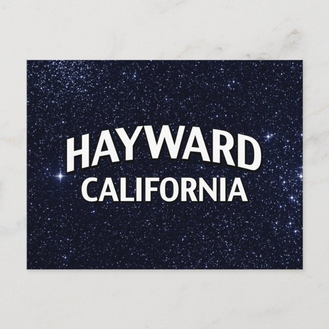 Cartão Postal Hayward California (Frente)