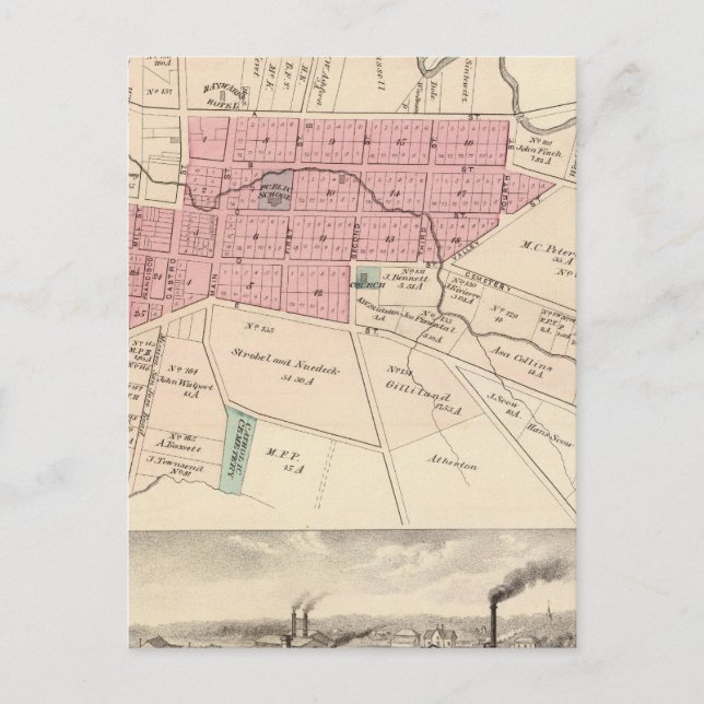 Cartão Postal Haywards, Crist curtume (Frente)