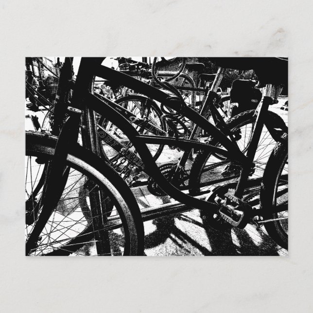 Cartão Postal HC em rack de bicicleta (Frente)