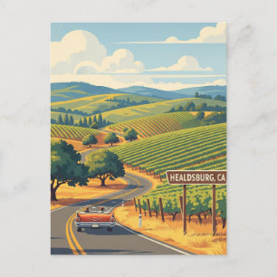 Cartão Postal Healdsburg California Viagem