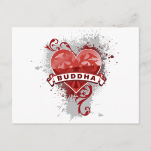Cartão Postal Heart Buddha