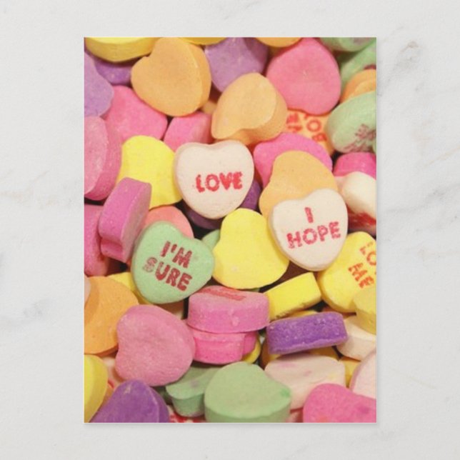 Cartão Postal Heart Candy (Frente)