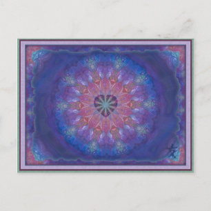 Cartão Postal Heart Mandala